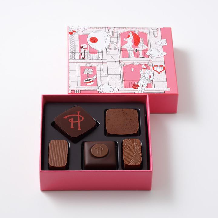 アソリュティマン ド ショコラ 5個入り Saint Valentin 2026