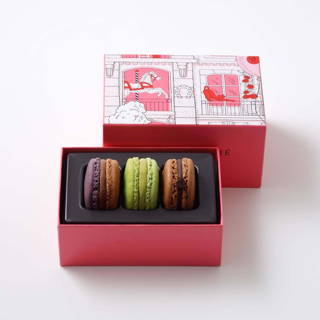 マカロン 3個詰合わせ Saint Valentin 2026